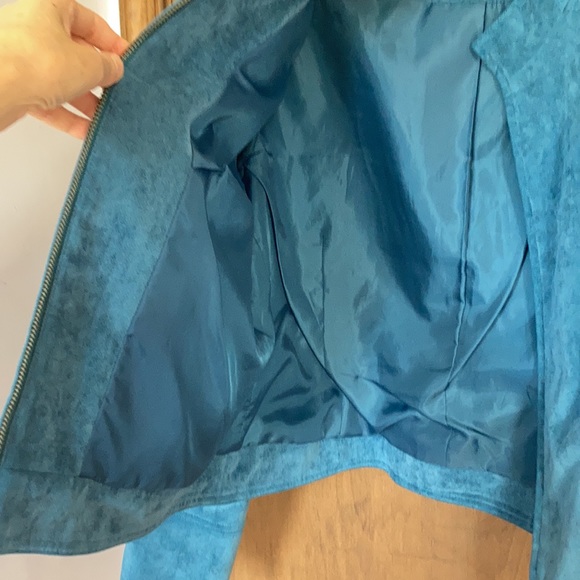 Vintage 90s  jacket lined hidden shoulder pads - Picture 15 of 17